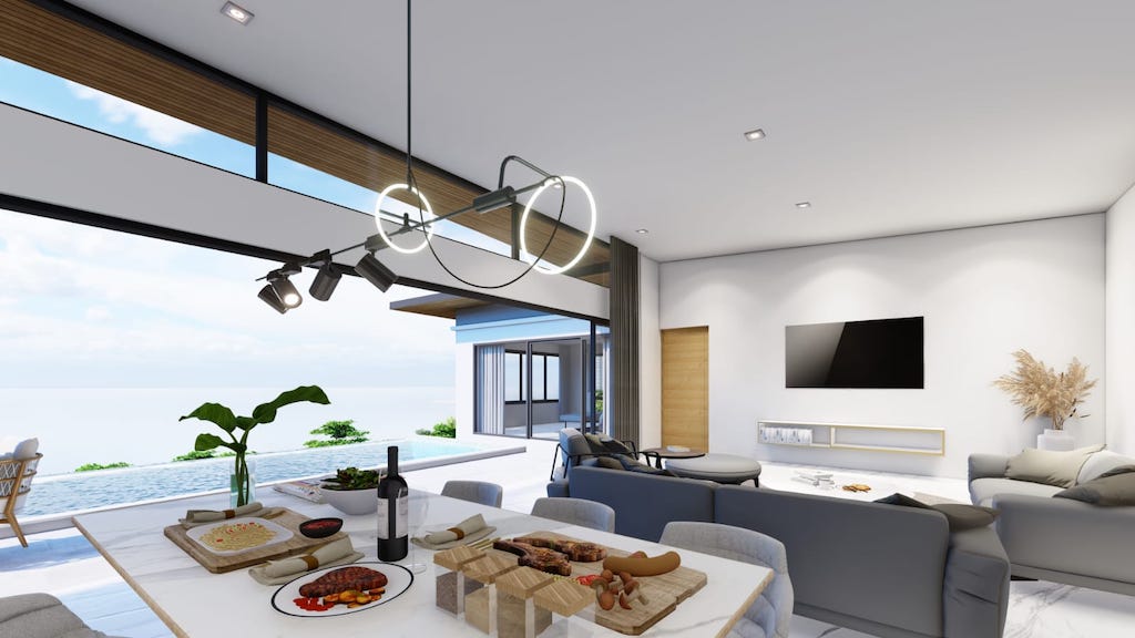 Chaweng Noi Villa For Sale Lounge