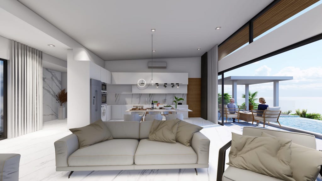 Chaweng Noi Villa For Sale Living Space