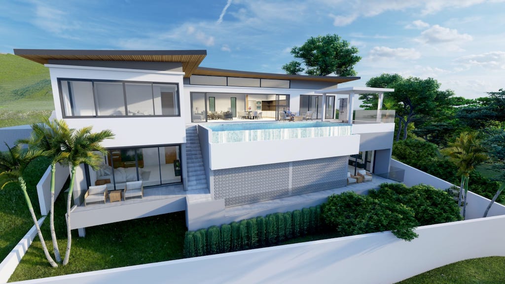 Chaweng Noi Villa For Sale Villa Exterior