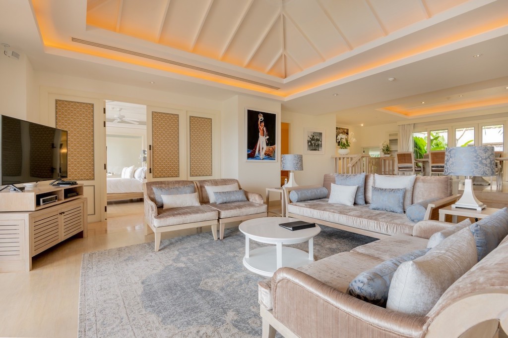 Trisra Signature Villa Phuket Living Area