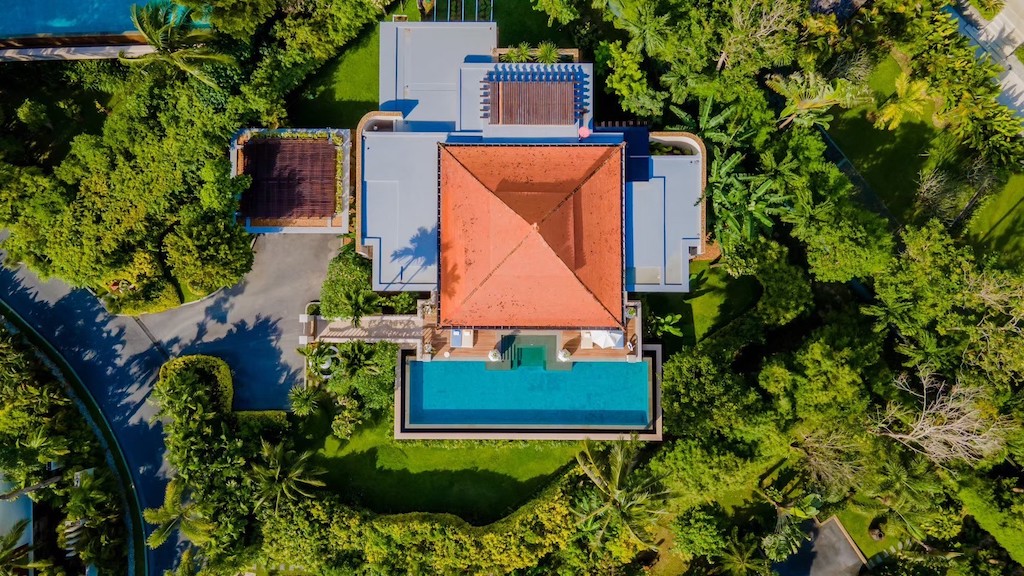 Trisra Signature Villa Phuket Aerial Above