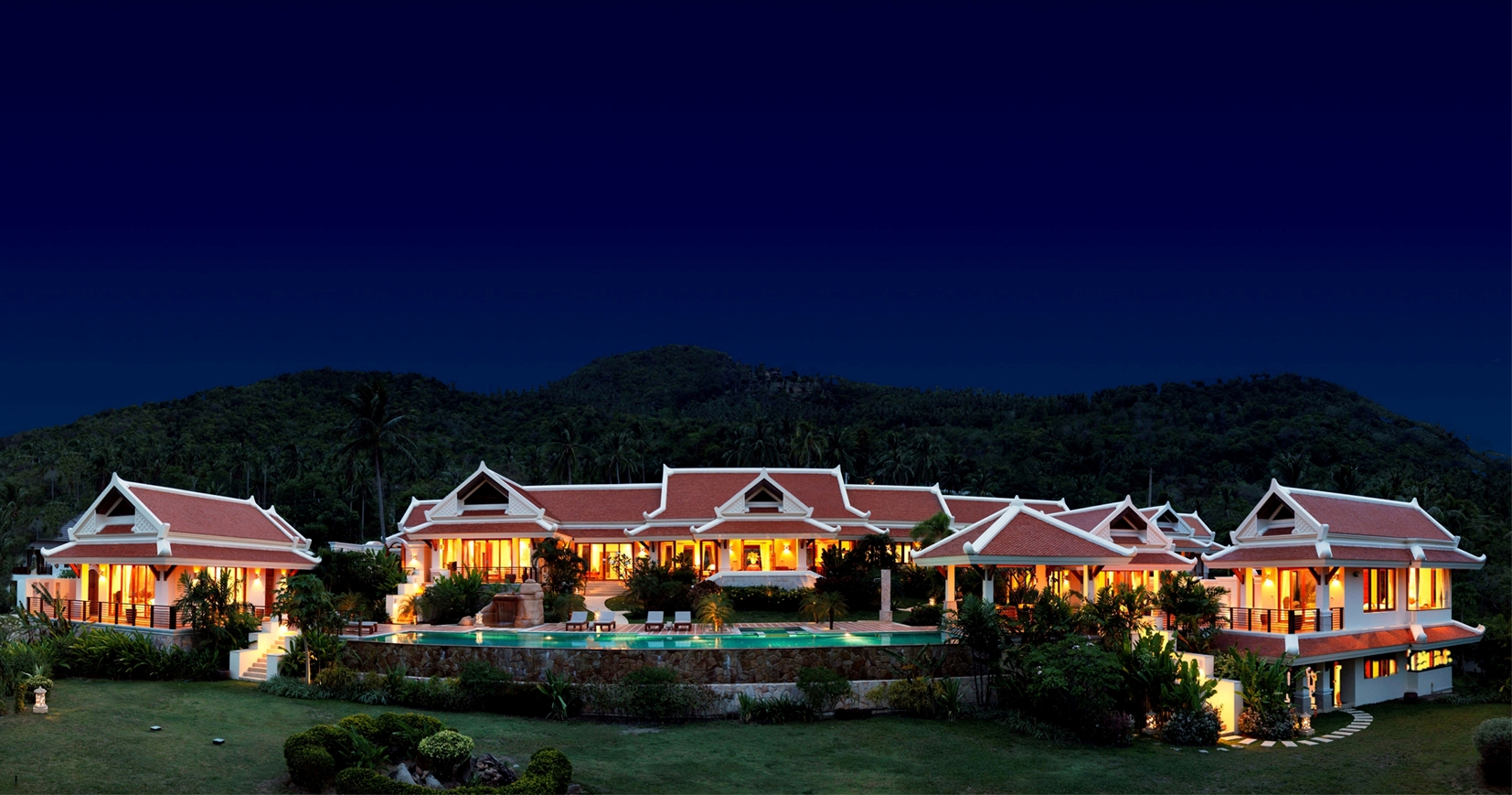 Udorn Thara Villa Koh Samui Exterior Night