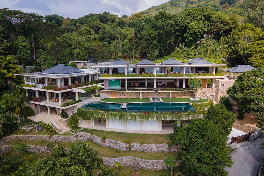 Villa Cascade Phuket Aerial Front