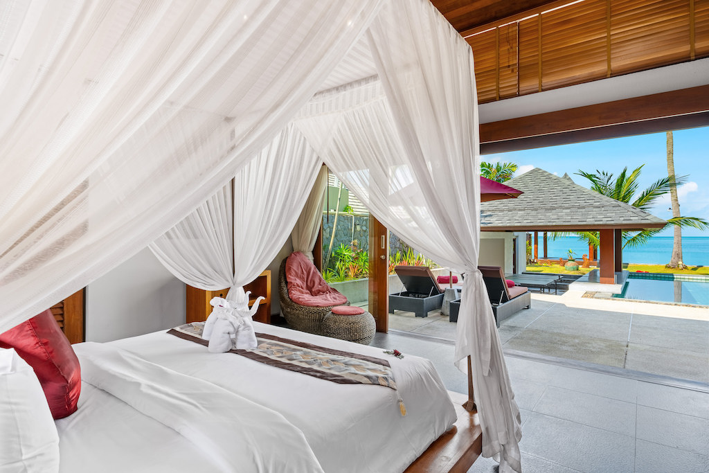 Koh Samui Beachfront Villa For Sale Master