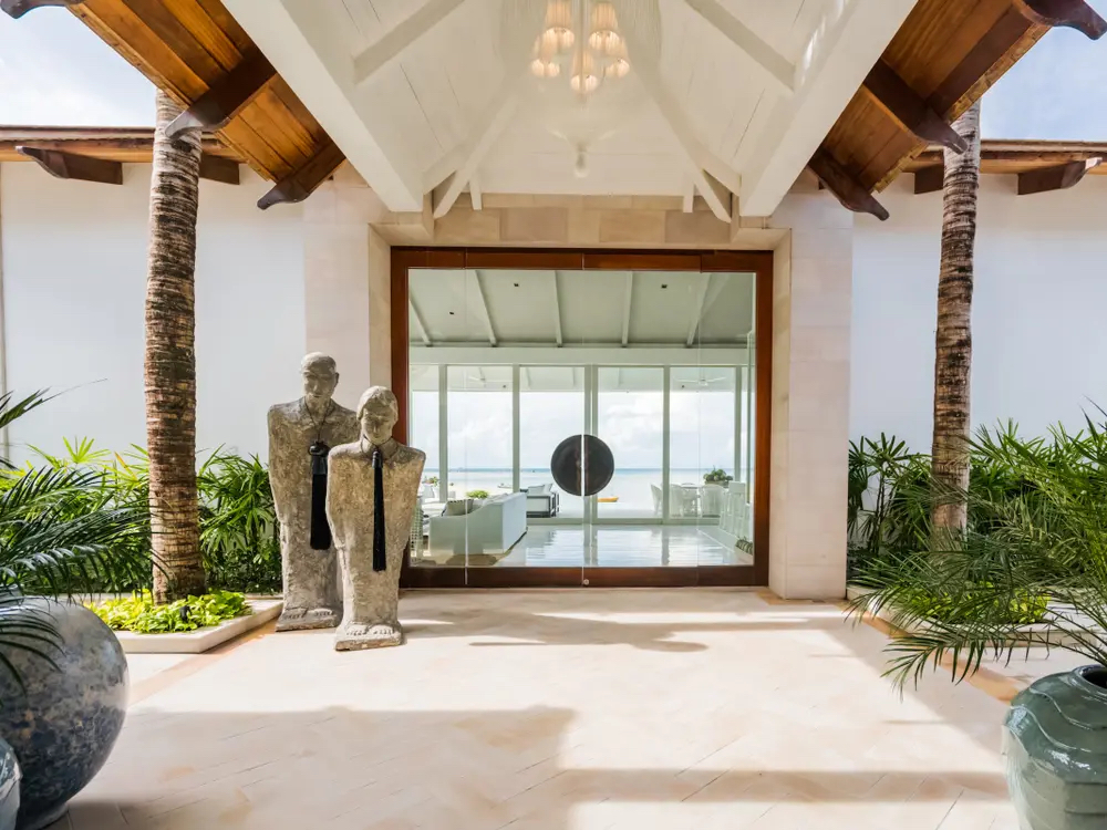 Koh Samui Beachfront Property Entrance