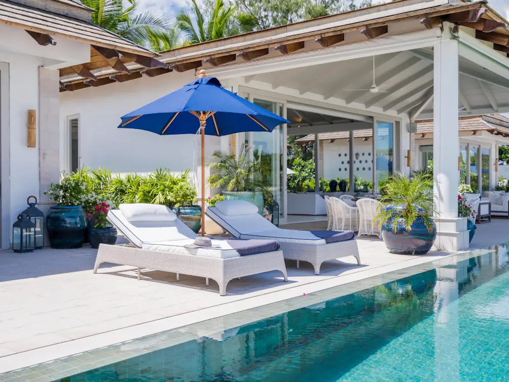 Koh Samui Beachfront Property Sun Loungers
