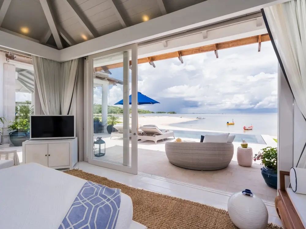 Koh Samui Beachfront Property BEdroom View