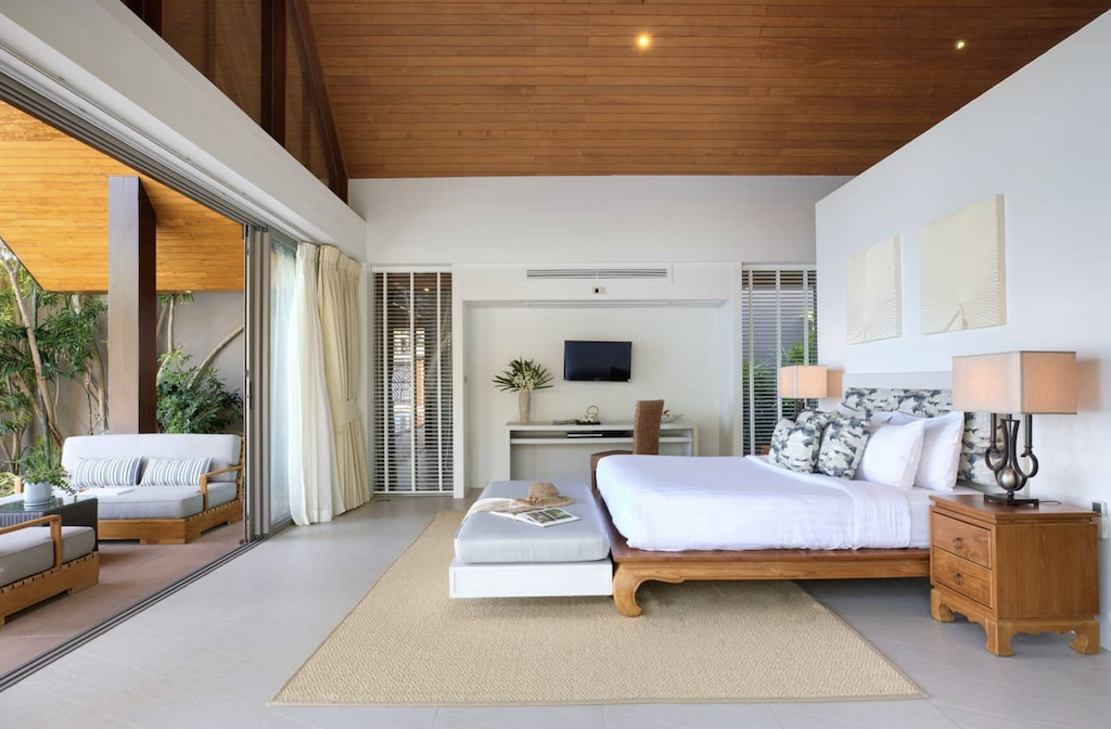 Koh Samui Beachfront Villa Bedroom