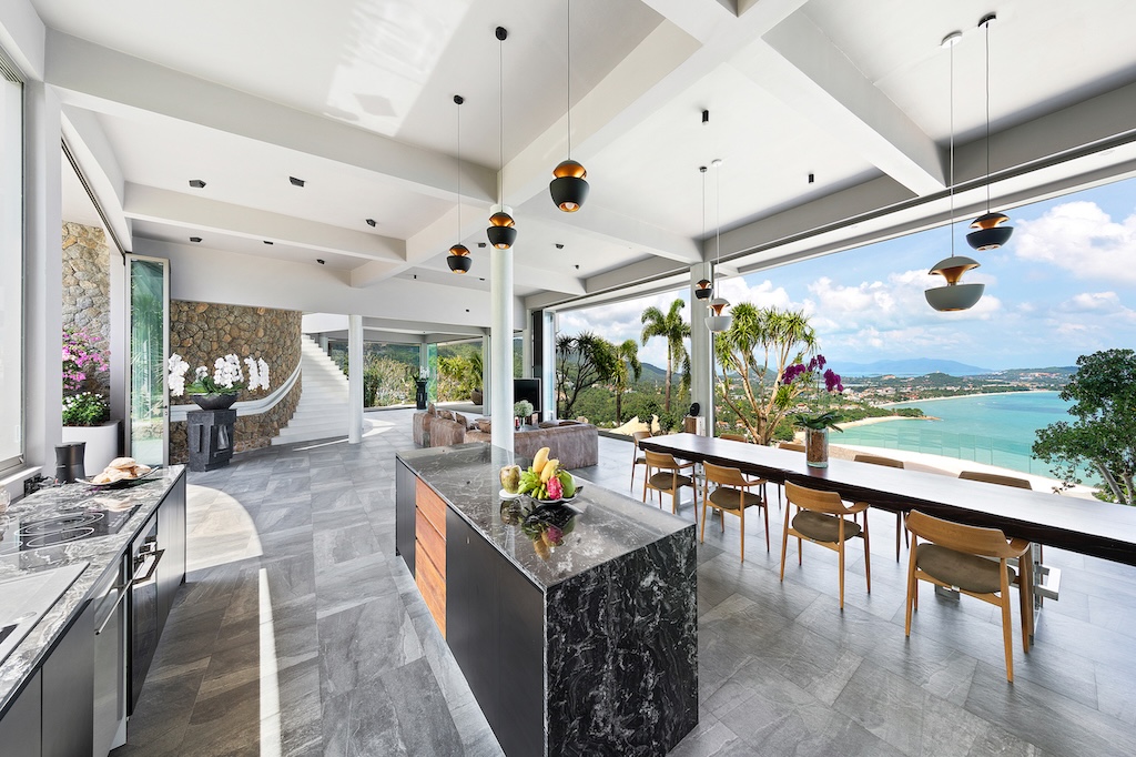 Koh Samui Luxury Chaweng Noi Villa Kitchen