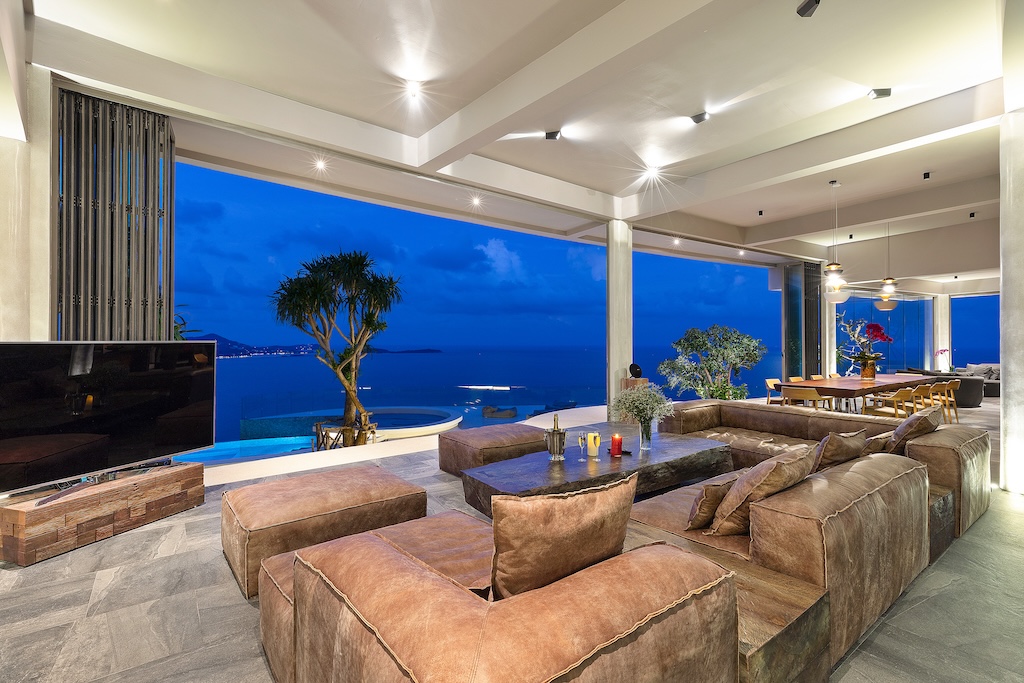 Koh Samui Luxury Chaweng Noi Villa Living Space