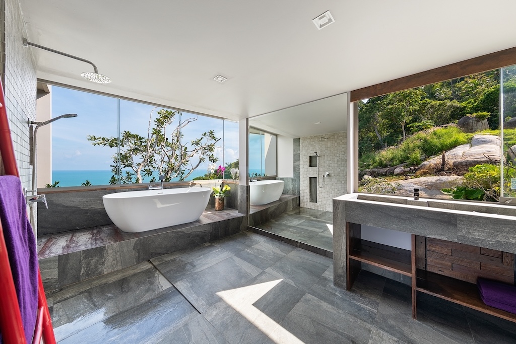 Koh Samui Luxury Chaweng Noi Villa Bathroom