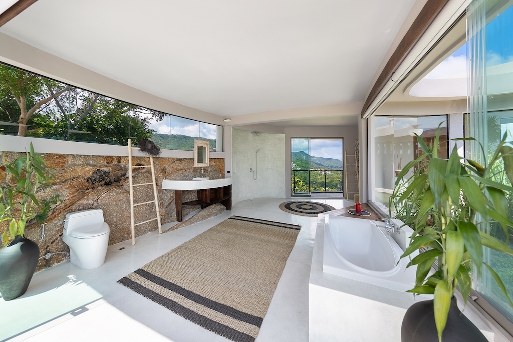 Koh Samui Luxury Chaweng Noi Villa Bathroom