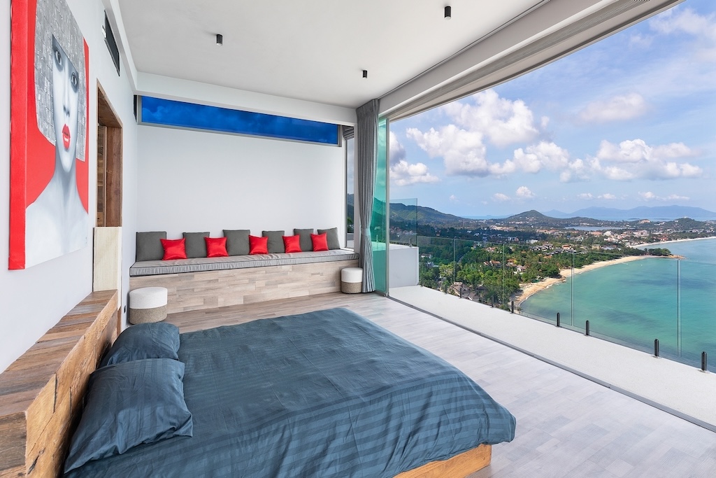 Koh Samui Luxury Chaweng Noi Villa Bedroom 2 View