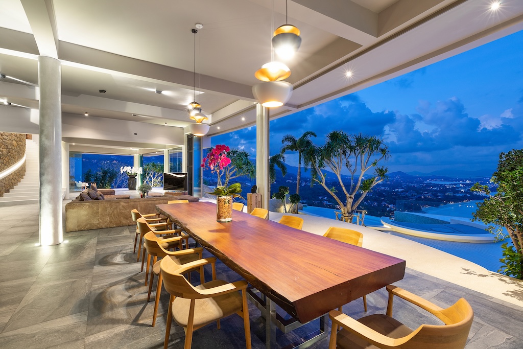 Koh Samui Luxury Chaweng Noi Villa Dining