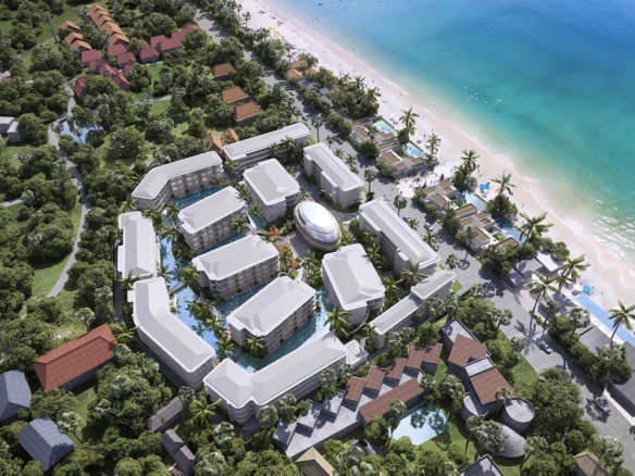 Anava Samui Sea View Apartments Aerial Render