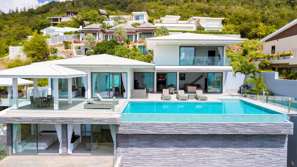Koh Samui Luxury Sea View Villa Pool Area