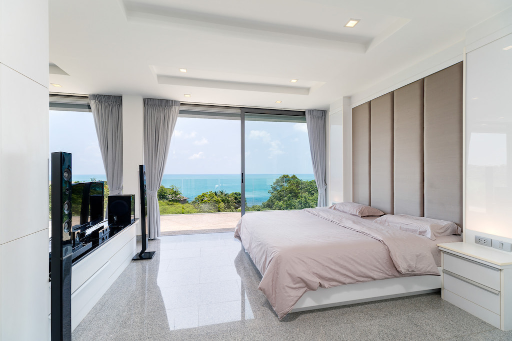 Koh Samui Luxury Sea View Villa Bedroom