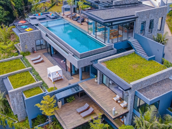 Koh Samui Luxury Villa Aerial