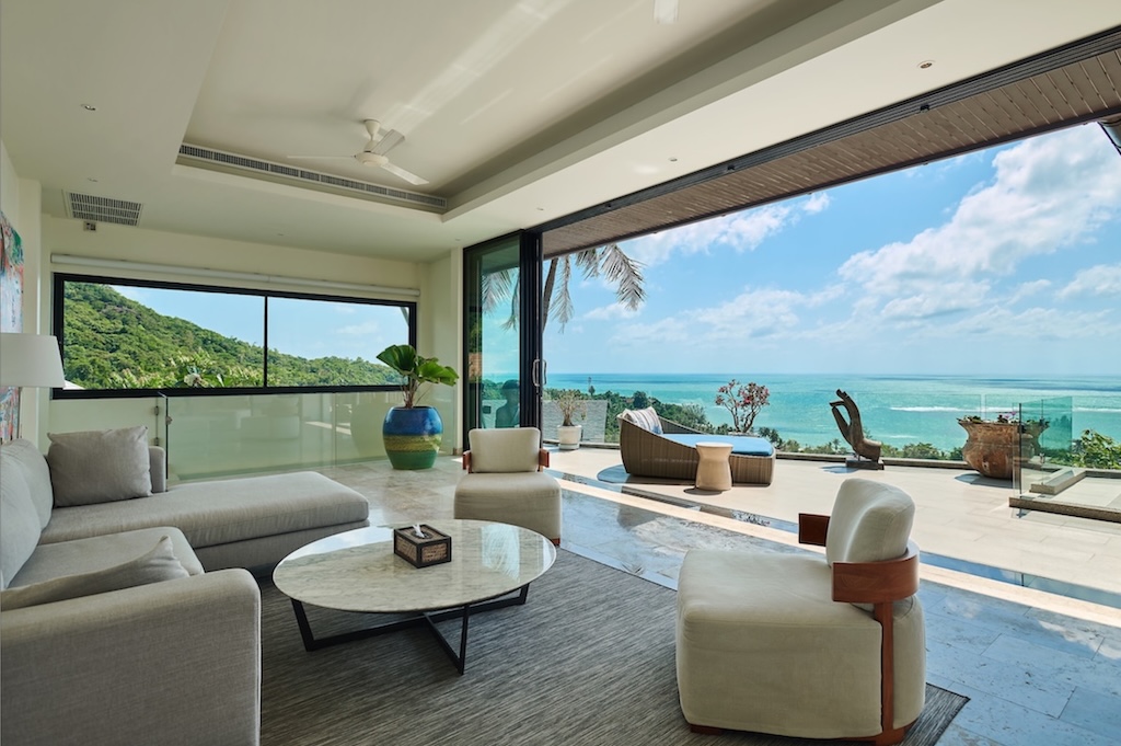Baan Saitara Villa Koh Samui Lounge View