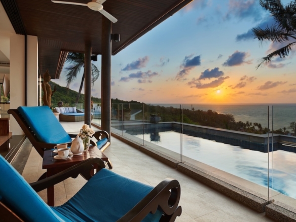 Baan Saitara Villa Koh Samui Terrace View