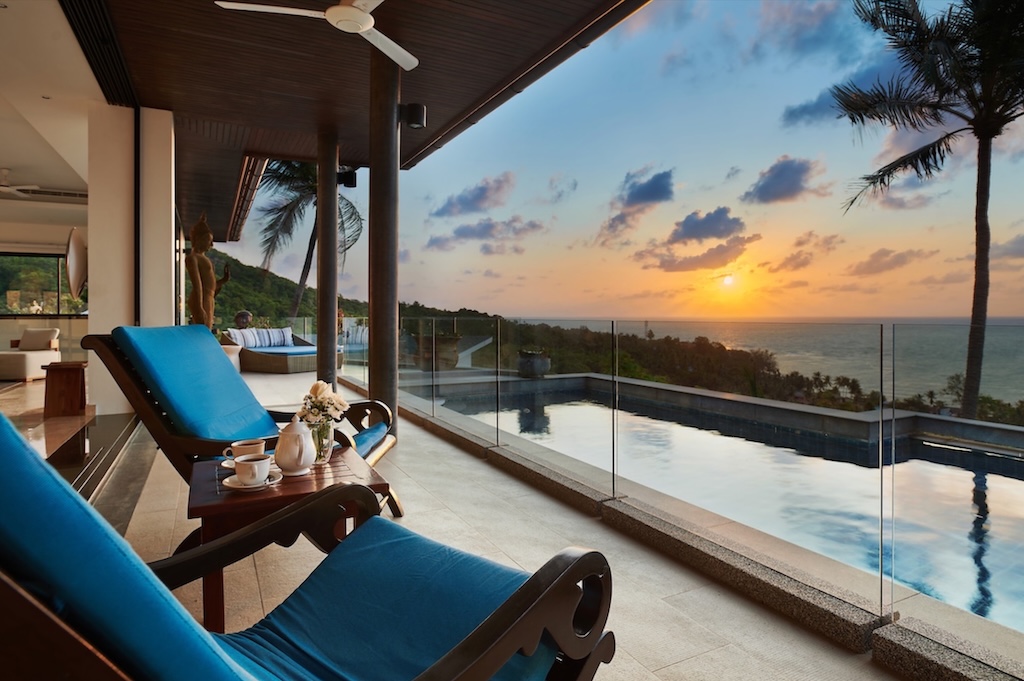 Baan Saitara Villa Koh Samui Terrace View