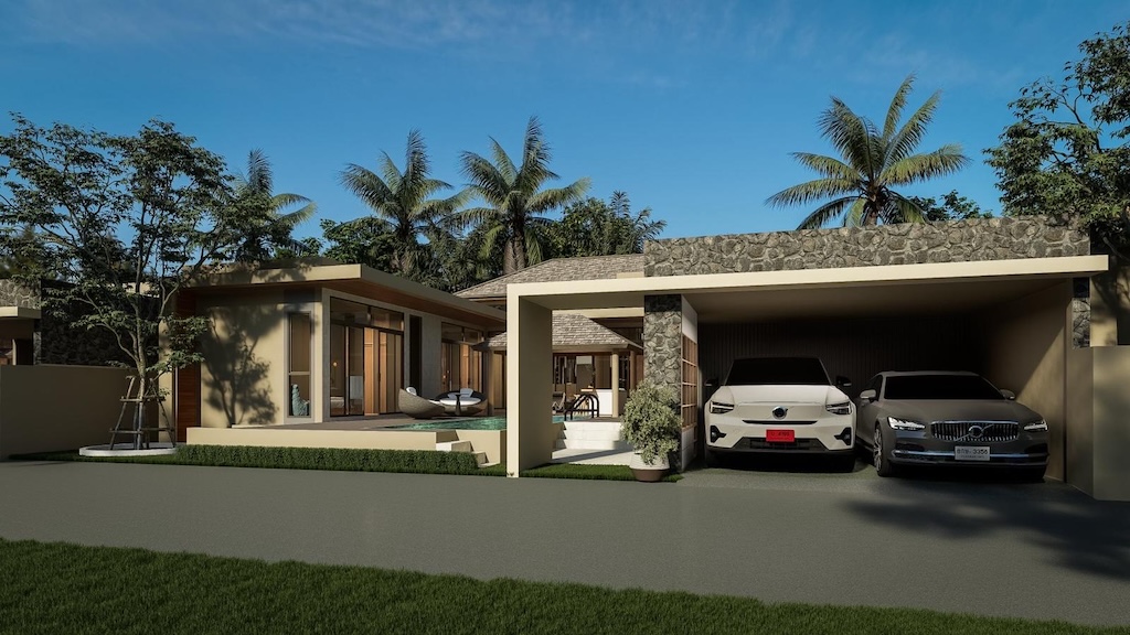 Coco Tropical Villas Ko Samui Parking