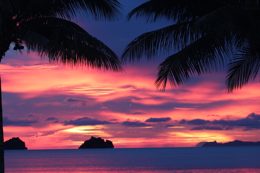 Koh Samui Beach Villa Resort Sunset