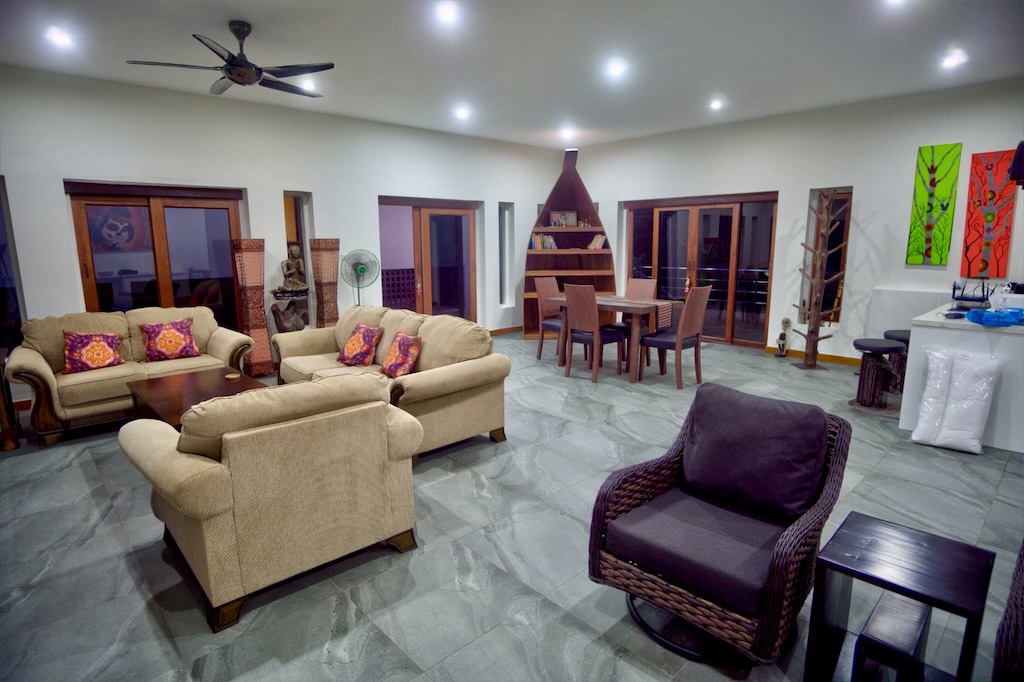 Koh Samui Sea View Villa For Sale Living Area