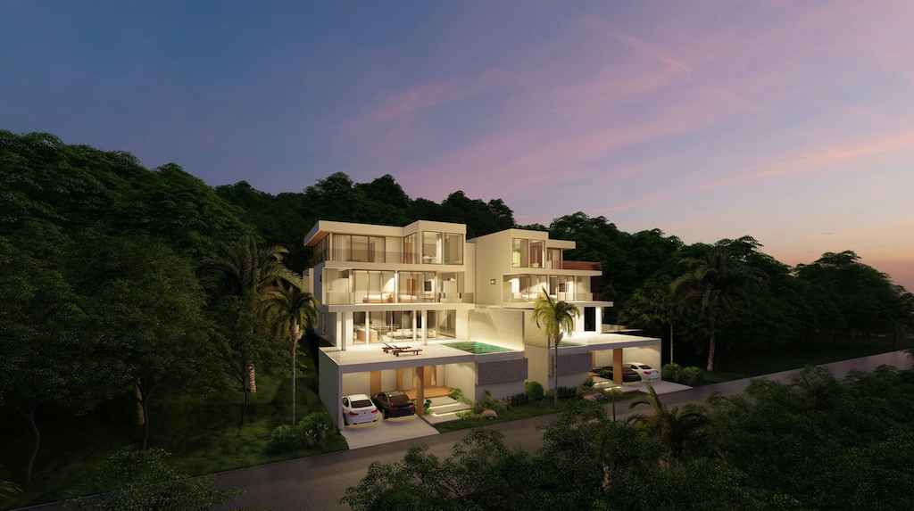 Lumina Villas Samui Night Exterior