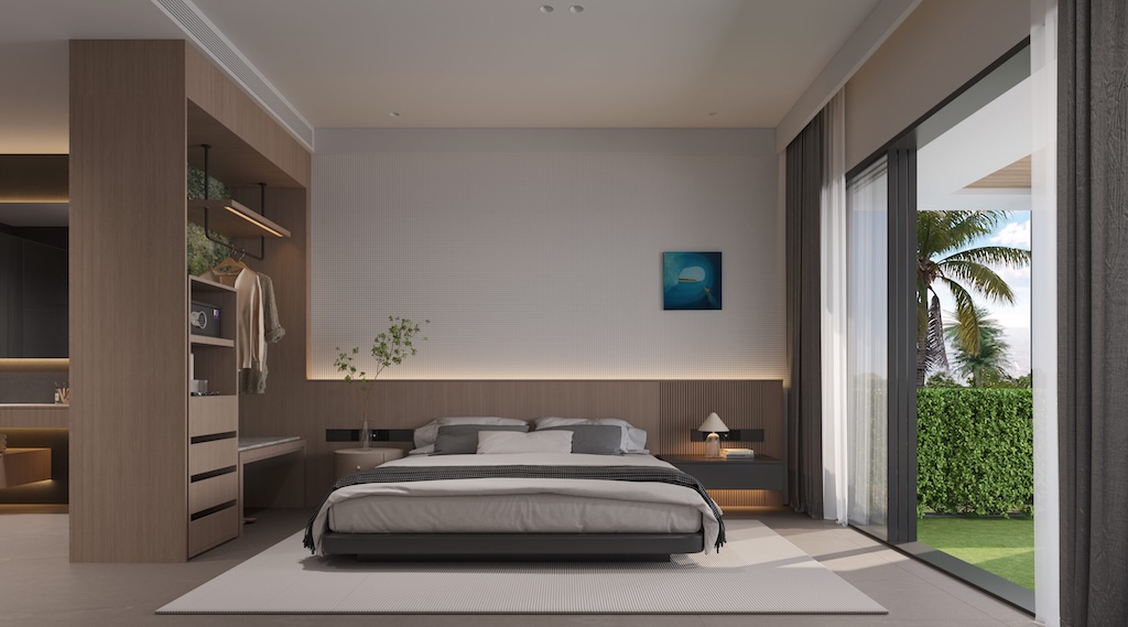 Vanya Sicily Villas In Koh Samui Bedroom