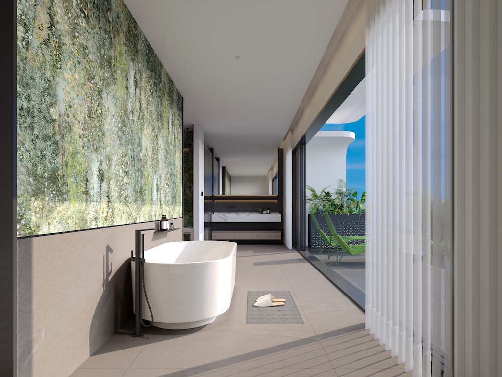 Vanya Sicily Villas In Koh Samui Bathroom