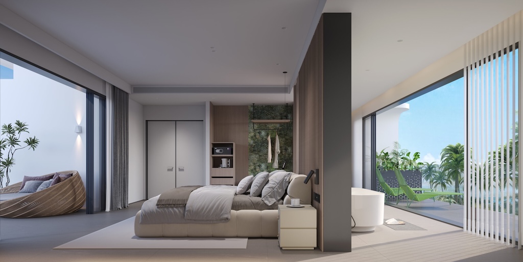 Vanya Sicily Villas In Koh Samui Bedroom