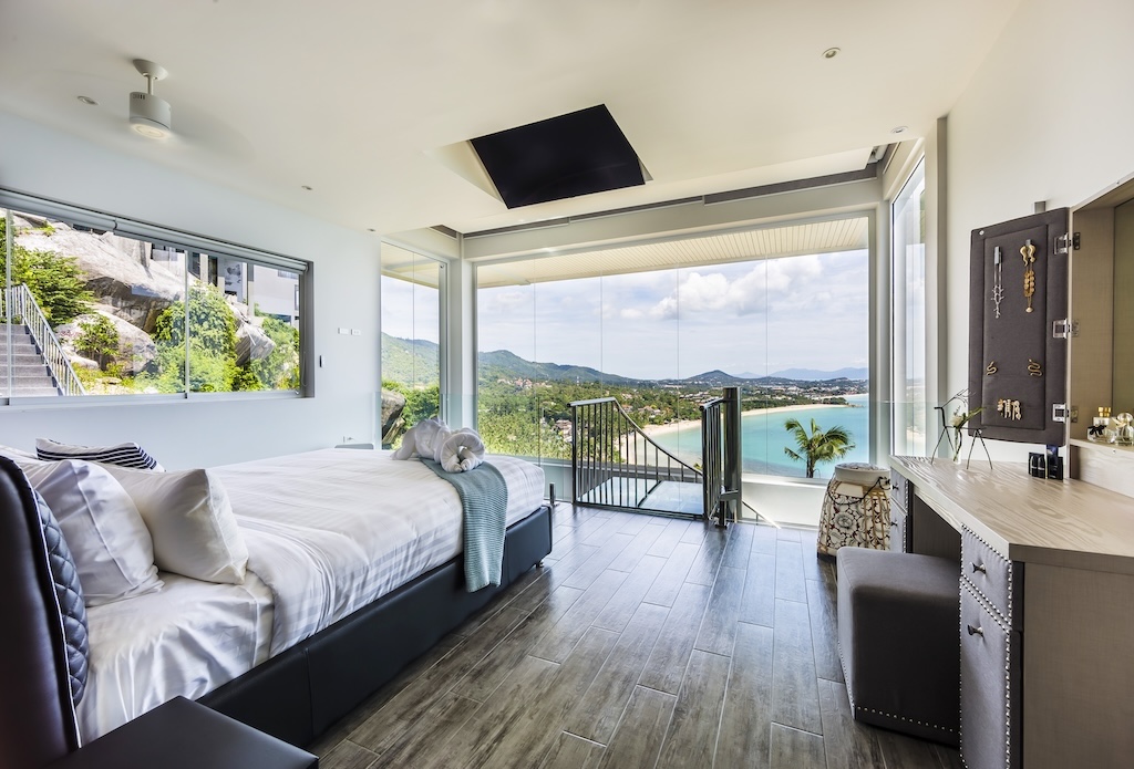 Luxury Koh Samui Property Bedroom View