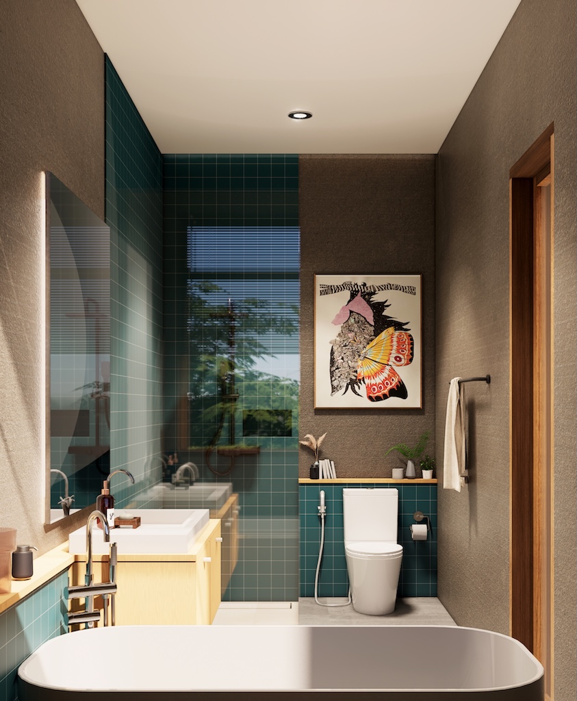 Pahili Loft Lamai Penthouses Bathroom