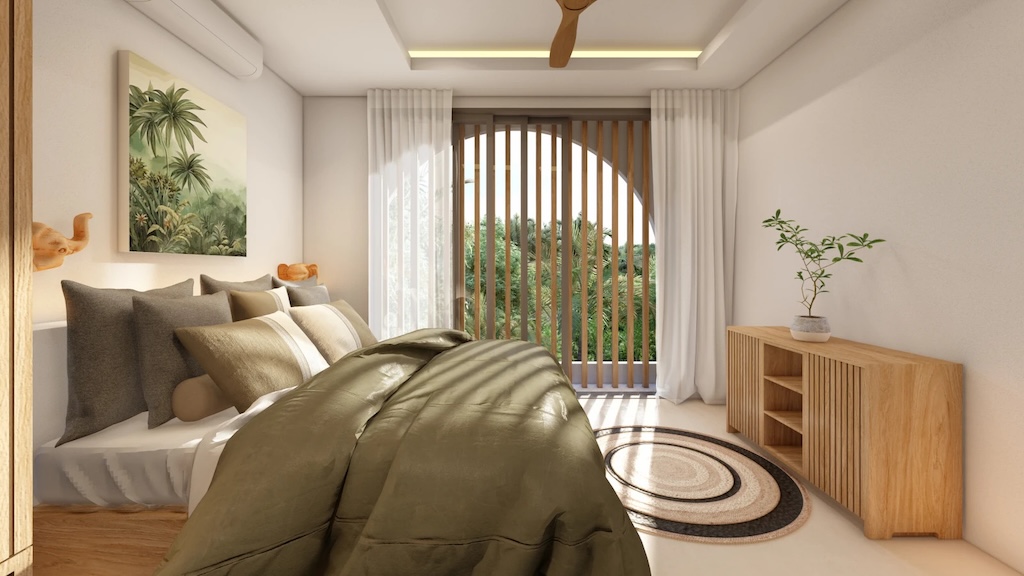 The Den Samui Bedroom