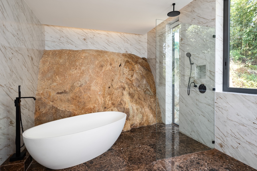 Villa Sea Stone Koh Samui Bathtub