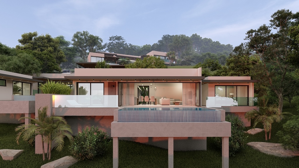 Bophut Sea View Villa Exterior