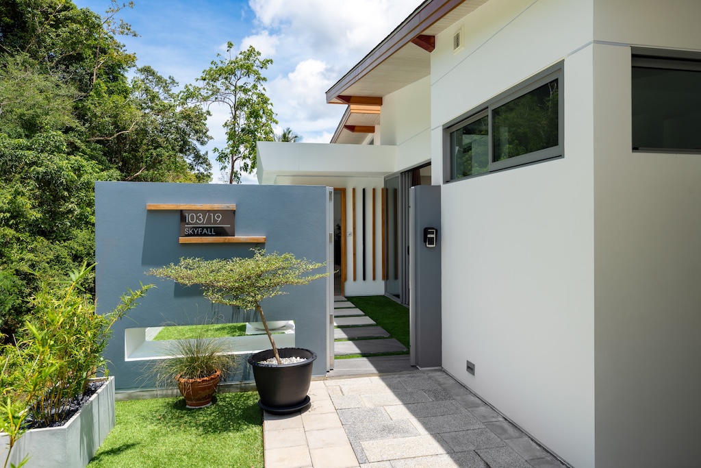Skyfall Villa Koh Samui Entrance