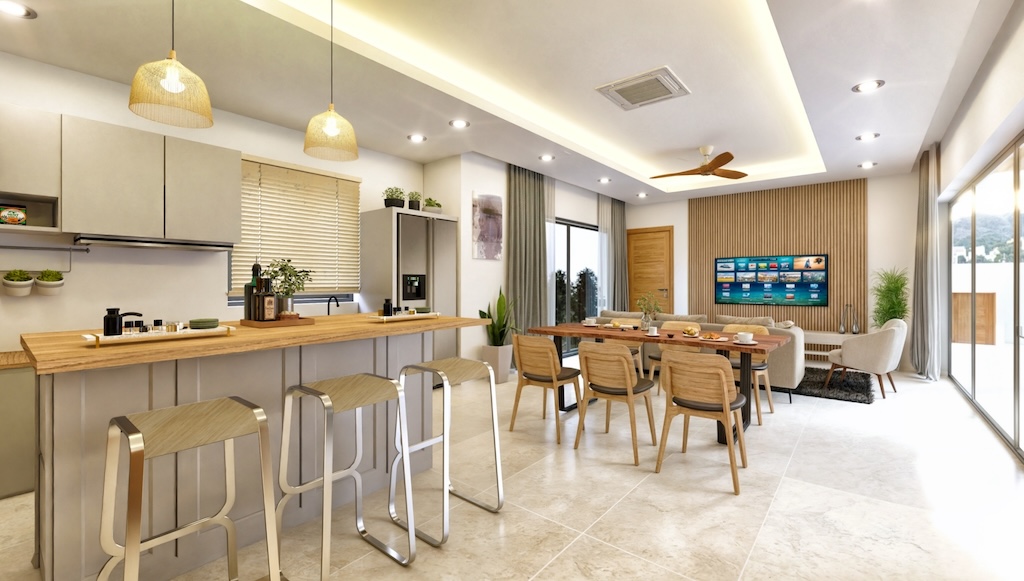 The White Lotus Villas Koh Samui Living Area