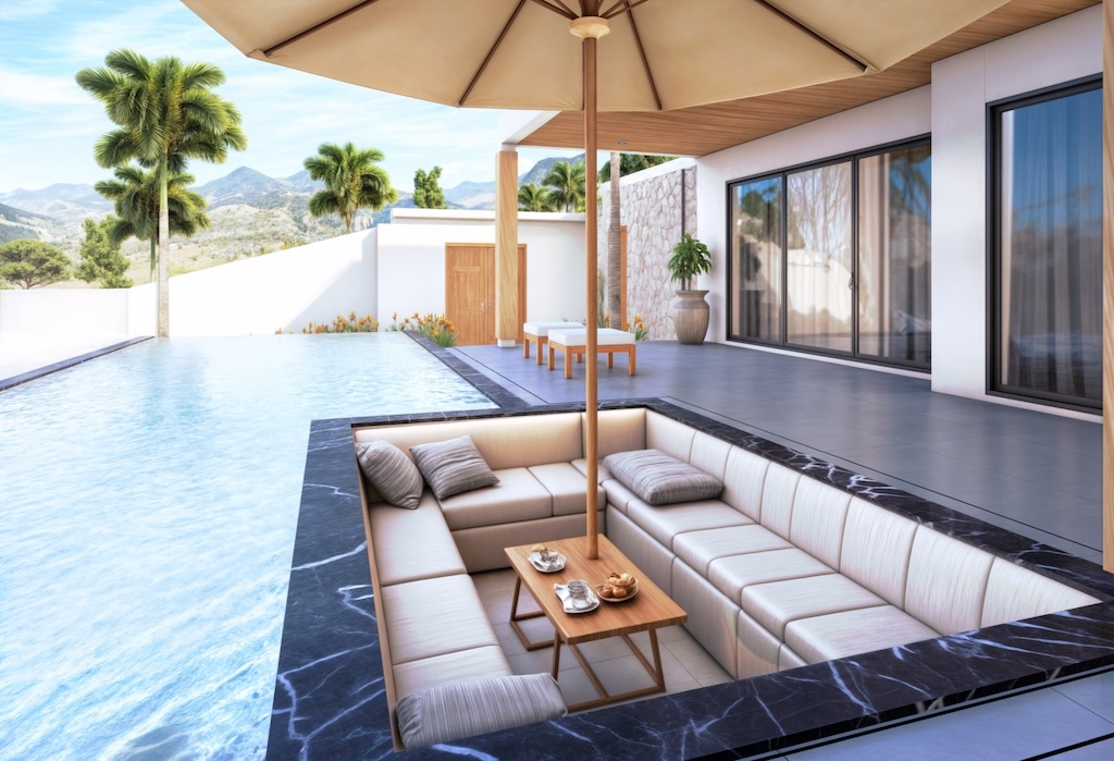 The White Lotus Villas Koh Samui Terrace