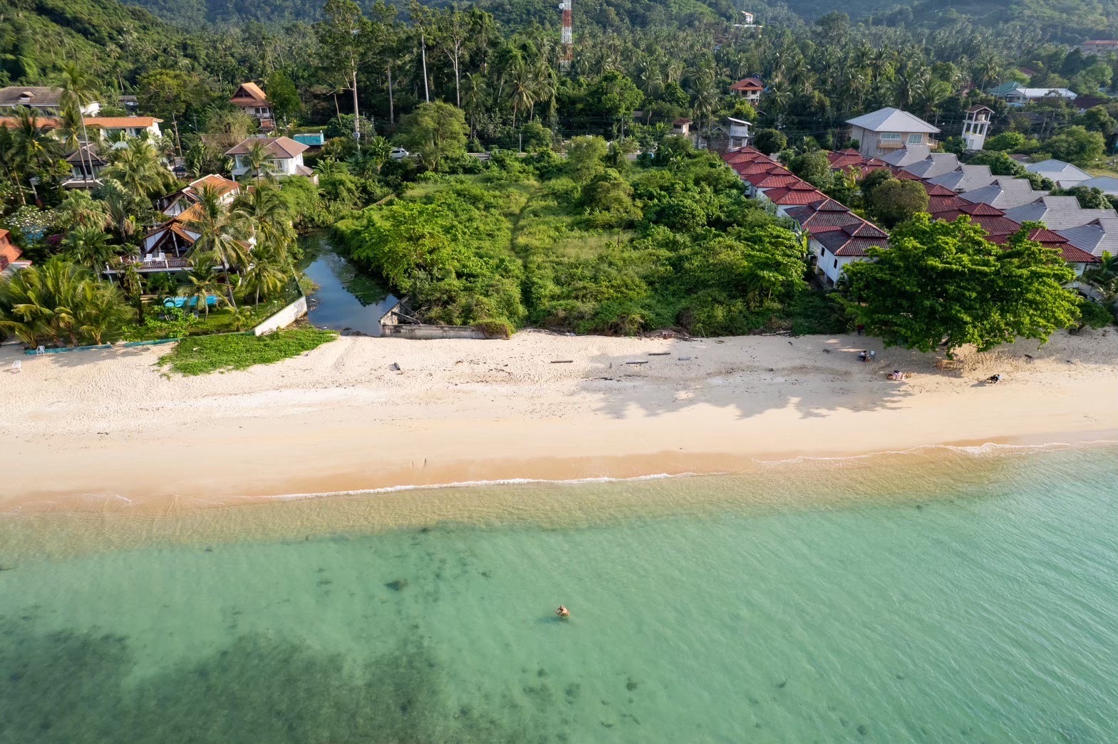 Koh Samui Bang Por Beachfront Land Front