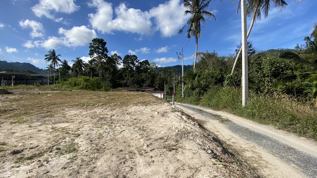 Koh Samui Land Plots For Sale Road