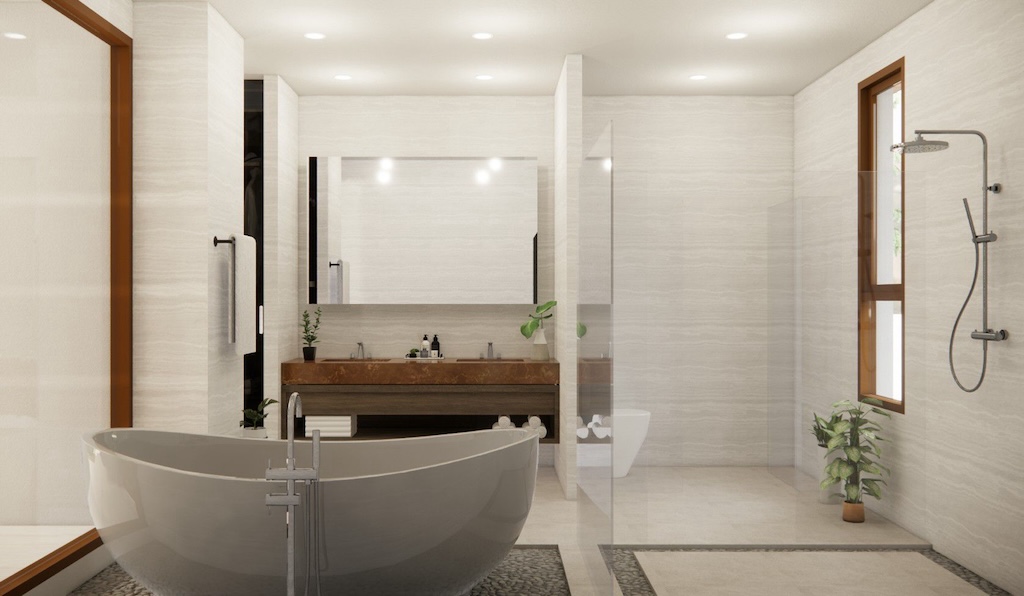 Koh Samui Plai Laem Villas Bathroom