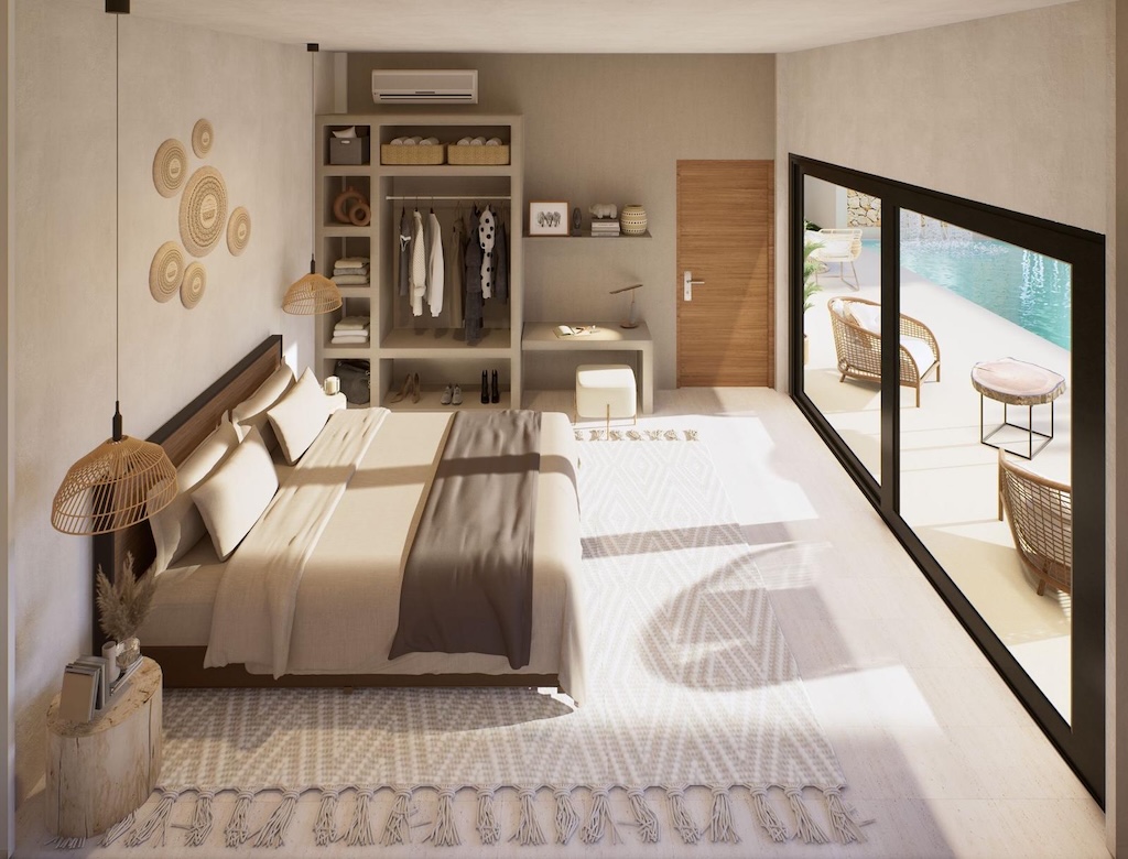 Siam Harmony Residence Lamai Bedroom