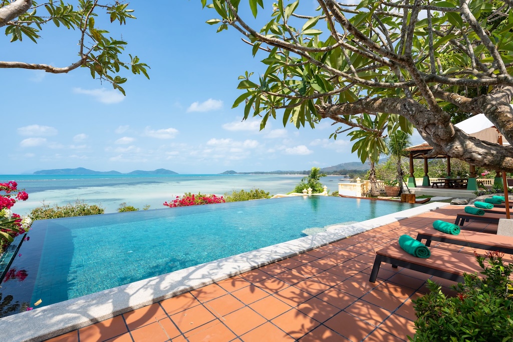 Koh Samui BEachfront Property For Sale Swimming Pool