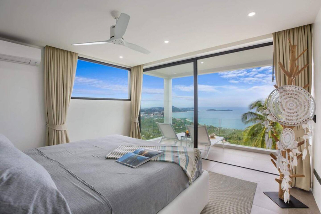 Koh Samui Chaweng noi Property Bedroom View