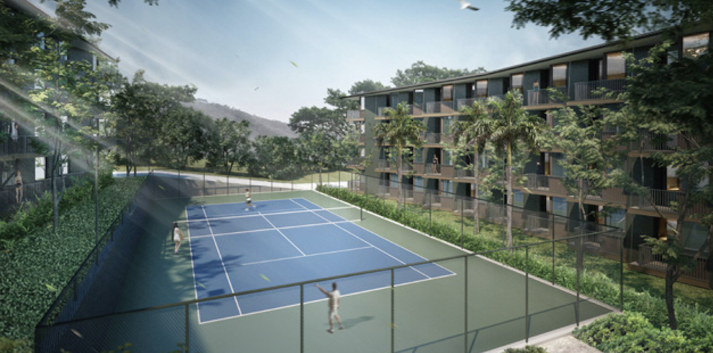 Wing Samui Condo Tennis Court