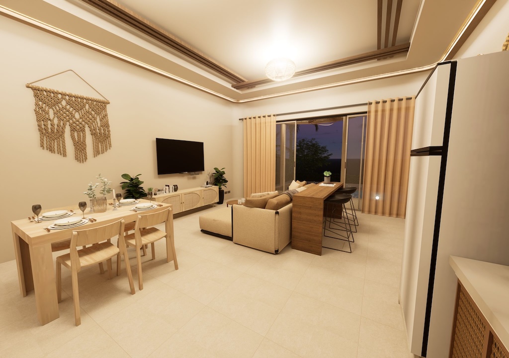 Coco View Villas Koh Phangan Living Space