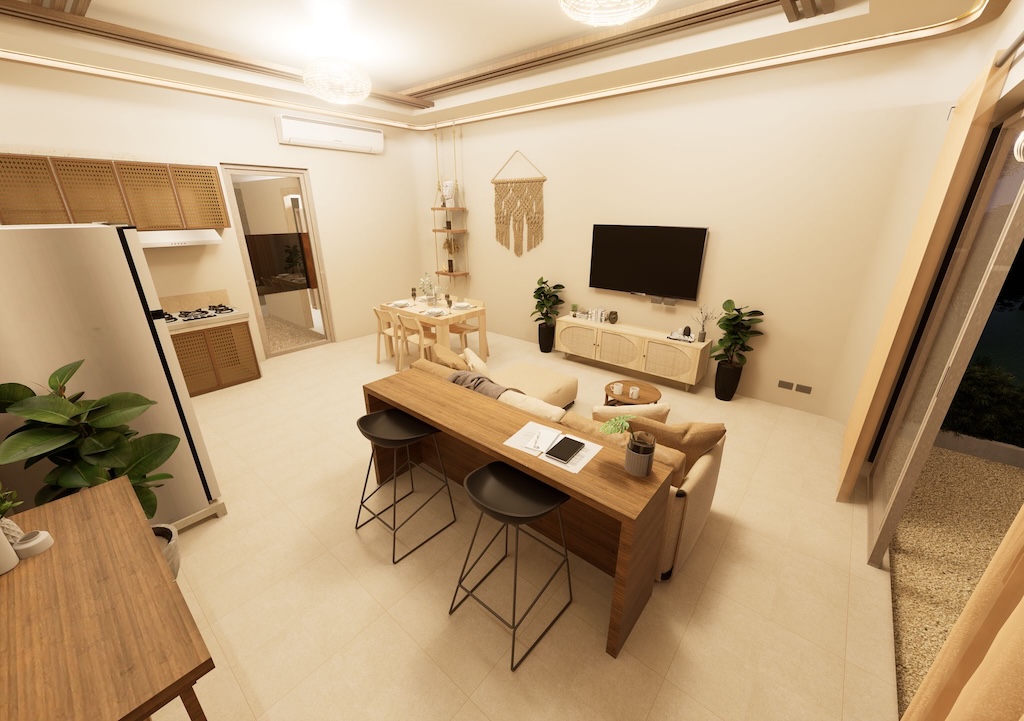 Coco View Villas Koh Phangan Living Area