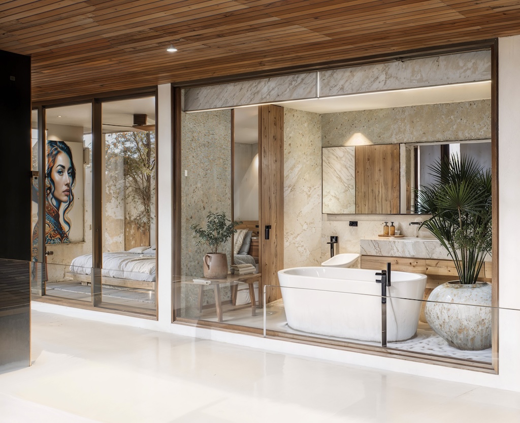 Ivory Sanctuary Villa Bathroom exterior